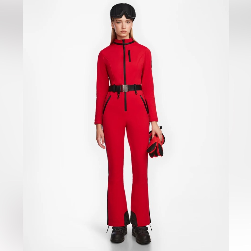 NWT Rudsak Josie ski suit - flame red - XS